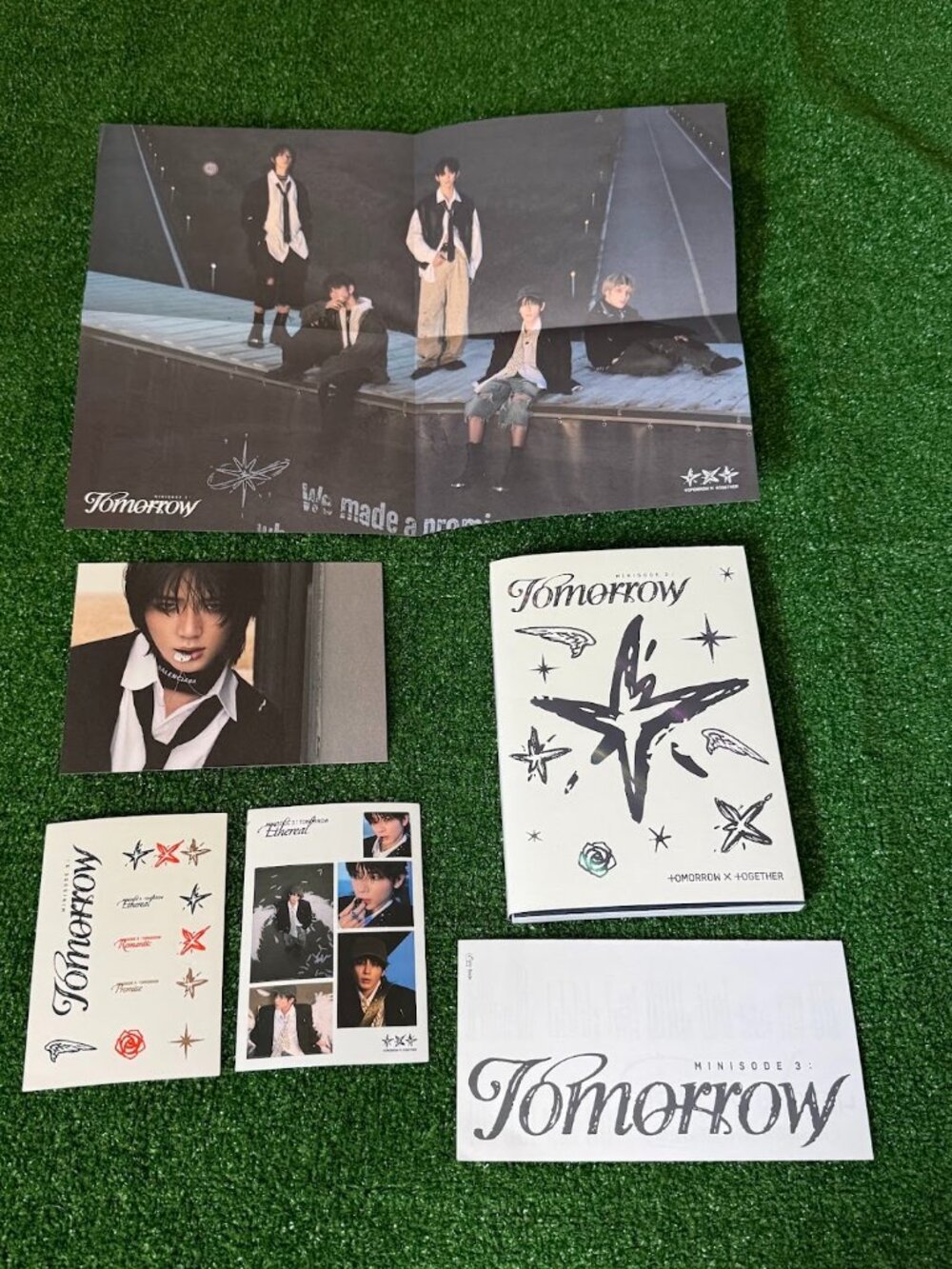 TXT Minisode 3: TOMORROW Ethereal Ver Album CD Photobook Poster Stickers NO PCS
